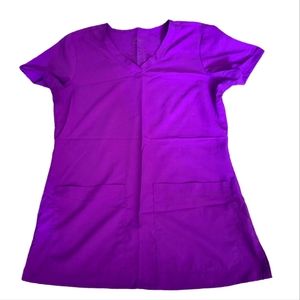 KD110 by BARCO purple scrub top womens XS